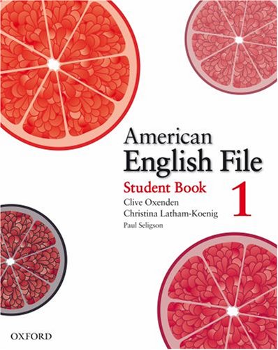 American English File 1 Student Book 1st Edition Clive Oxenden