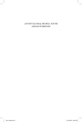 A Postcolonial People South Asians In Britain Nasreen Ali Virinder S Kalra Et Al