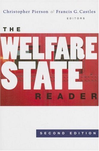 The Welfare State Reader 2nd Edition Christopher Pierson Francis G Castles