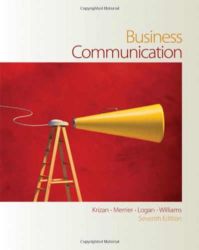 Business Communication Seventh Ac Krizan Patricia Merrier