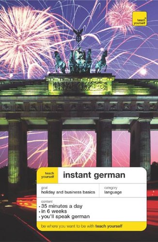 Teach Yourself Instant German 2nd Edition With Audio 2nd Edition Elisabeth Smith
