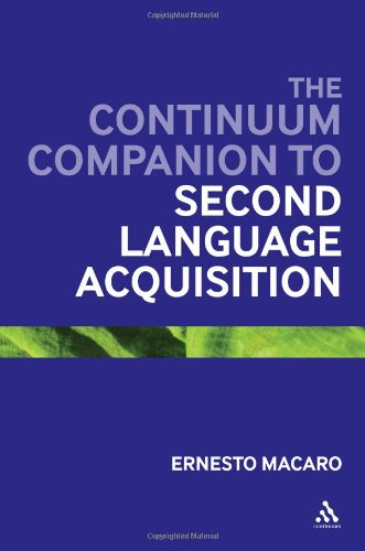 The Continuum Companion To Second Language Acquisition Ernesto Macaro