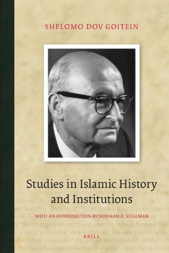 Studies In Islamic History And Institutions S D Goitein Shelomo Dov Goitein