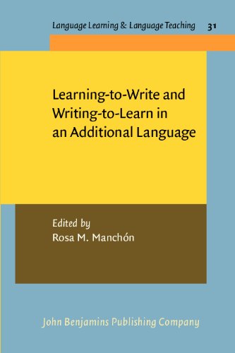 Learningtowrite And Writingtolearn In An Additional Language Rosa M Manchn Editor