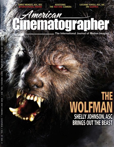 American Cinematographer Magazine February 2010 Issue 2 Martha Winterhalter Publisher