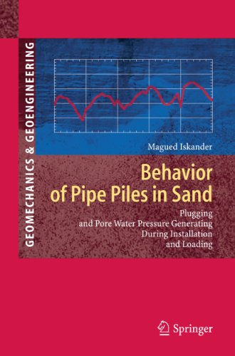 Behavior Of Pipe Piles In Sand Plugging And Porewater Pressure Generation During Installation And Loading 1st Edition Magued Iskander Auth