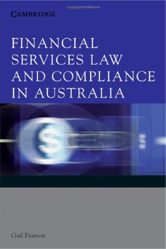 Financial Services Law And Compliance In Australia Gail Pearson