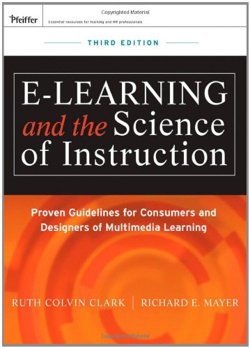 Elearning And The Science Of Instruction Proven Guidelines For Consumers And Designers Of Multimedia Learning Essential Knowledge Resource 3rd Ruth C Clark