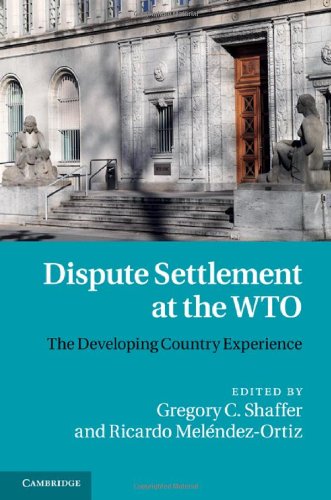 Dispute Settlement At The Wto The Developing Country Experience 1st Edition Gregory C Shaffer