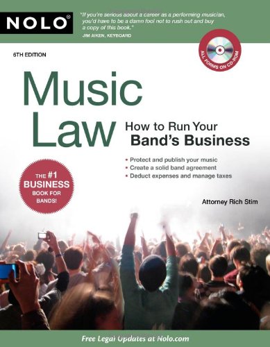 Music Law How To Run Your Bands Business 6th Edition 6th Richard Stim