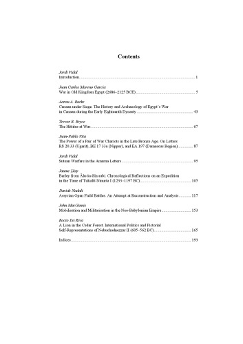 Studies On War In The Ancient Near East Collected Essays On Military History Jordi Vidal