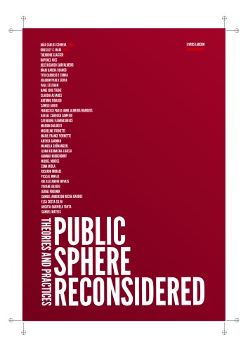 Public Sphere Reconsidered Theories And Practices João Carlos Correia