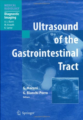 Ultrasound Of The Gastrointestinal Tract Medical Radiology Diagnostic Imaging 1st Edition Giovanni Maconi