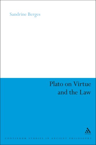 Plato On Virtue And The Law Sandrine Berges