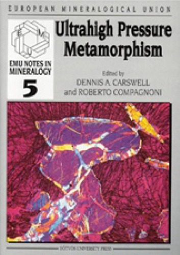 Ultrahigh Pressure Metamorphism University Textbook Dennis A Carswell