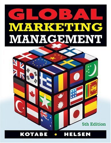 Global Marketing Management 5th Edition 5th Masaaki Mike Kotabe