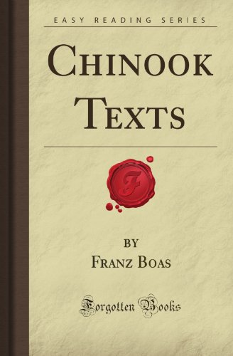 Chinook Texts Franz Boas