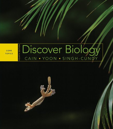 Discover Biology Core Topics Fourth Edition Core Topics Fourth Edition Michael L Cain