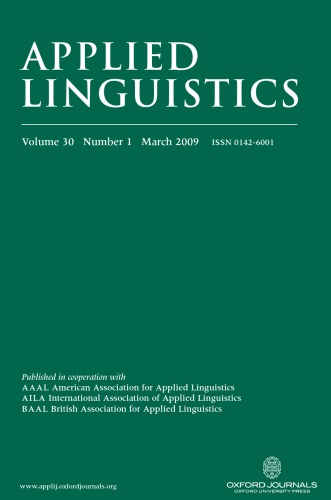 Applied Linguistics 30 1 Zuengler J And Hyland K