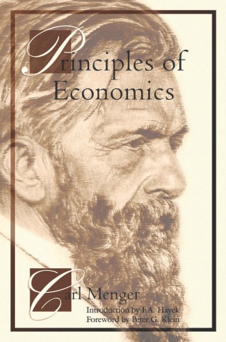 Principles Of Economics Pocket Edition Carl Menger