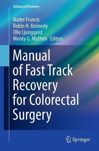 Manual Of Fast Track Recovery For Colorectal Surgery 1st Edition Kenneth C H Fearon Auth