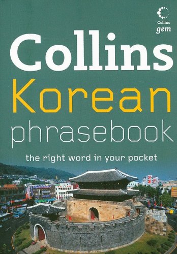 Collins Korean Phrasebook The Right Word In Your Pocket 1st Collins
