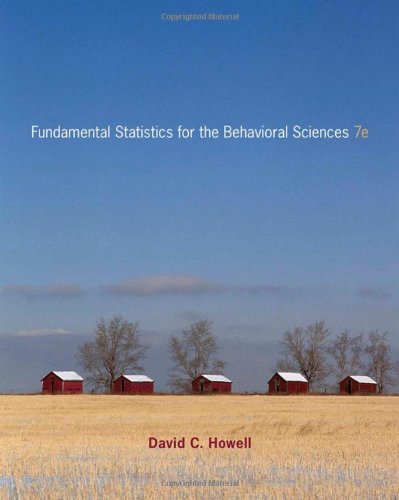 Fundamental Statistics For The Behavioral Sciences 7th Ed David C Howell