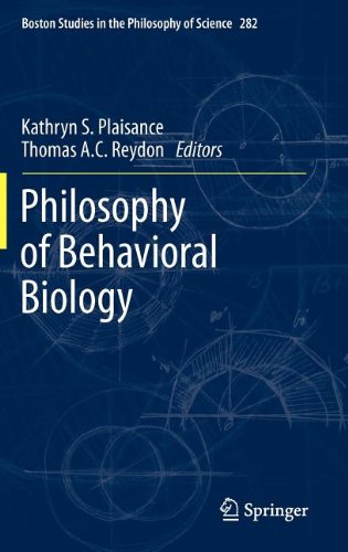 Philosophy Of Behavioral Biology 1st Edition Kathryn S Plaisance