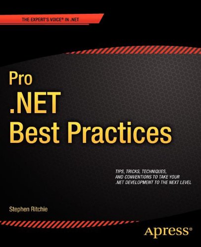 Pro Net Best Practices 1st Edition Stephen D Ritchie