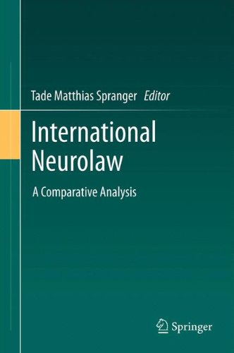International Neurolaw A Comparative Analysis 1st Edition Tade Matthias Spranger Auth
