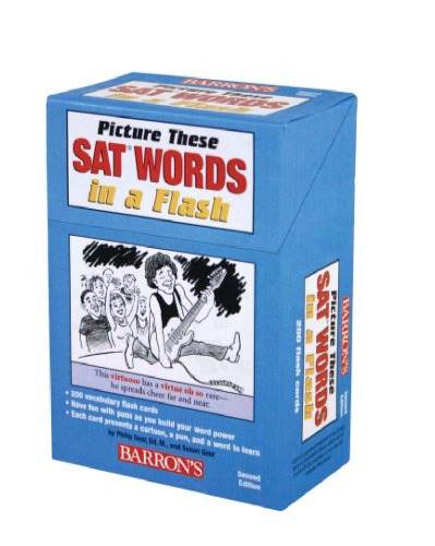 Picture These Sat Words In A Flash Flash Cards Philip Geer