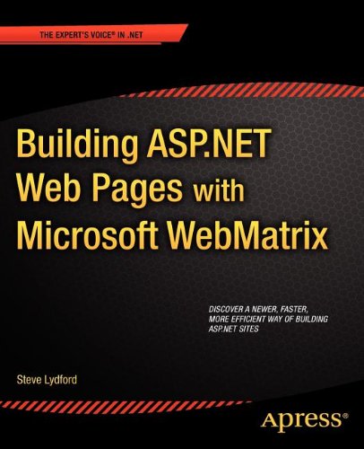 Building Aspnet Web Pages With Microsoft Webmatrix 1st Edition Steve Lydford