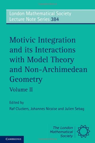 Motivic Integration And Its Interactions With Model Theory And Nonarchimedean Geometry Volume 2 Raf Cluckers