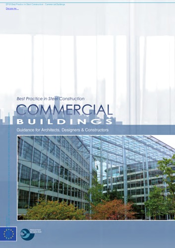 Best Practice In Steel Construction In Commercial Buildings Guidance For Architects Designers And Construction Sci