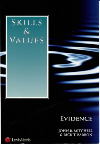 Skills And Values Evidence 2009th Edition John Barry Mitchell