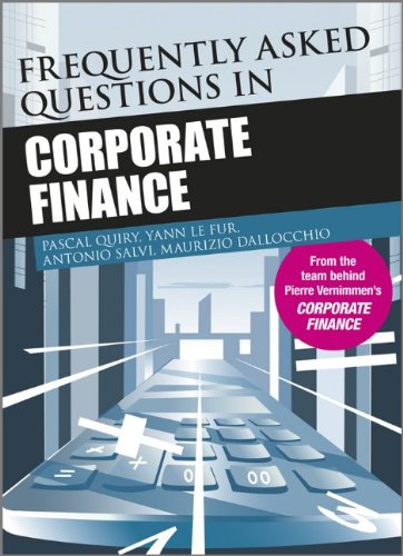 Frequently Asked Questions In Corporate Finance 1st Edition Pascal Quiry