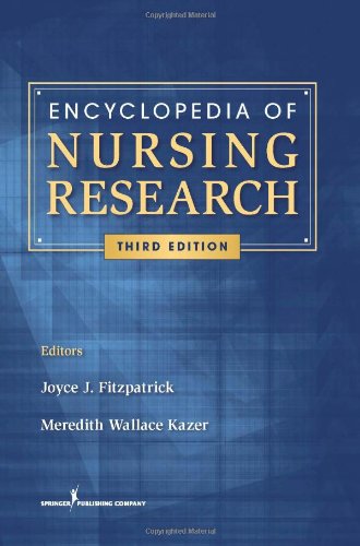 Encyclopedia Of Nursing Research Third Edition 3rd Edition Joyce J Fitzpatrick Phd Mba Rn Faan