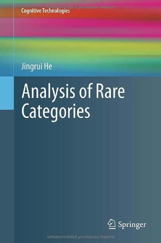 Analysis Of Rare Categories 1st Edition Jingrui He Auth