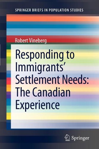 Responding To Immigrants Settlement Needs The Canadian Experience 1st Edition Robert Vineberg Auth
