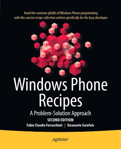 Windows Phone Recipes A Problem Solution Approach 2nd Edition Fabio Claudio Ferracchiati