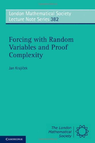 Forcing With Random Variables And Proof Complexity 1st Edition Jan Krajek