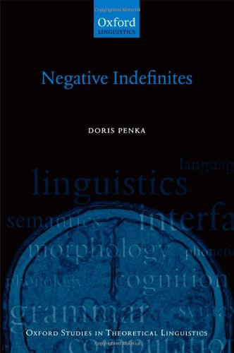 Negative Indefinites 1st Edition Doris Penka