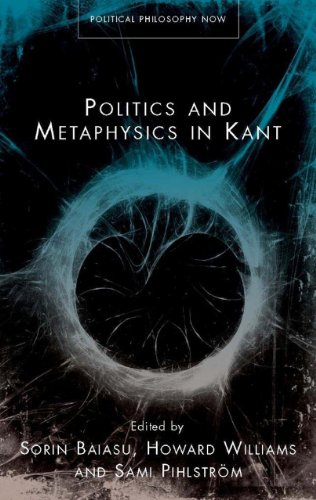 Politics And Metaphysics In Kant Sorin Baiasu Sami Pihlstrom
