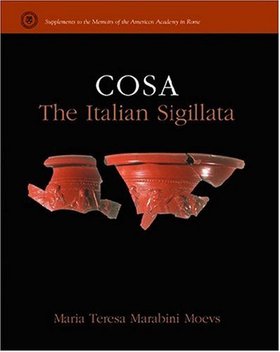 Cosa The Italian Sigillata Maria Teresa Marabini Moevs