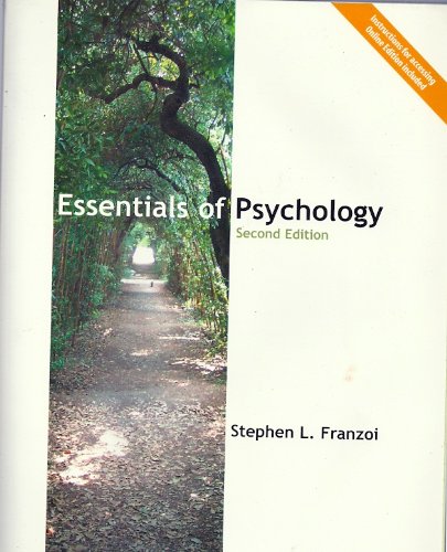 Essentials Of Psychology 2nd Stephen L Franzoi