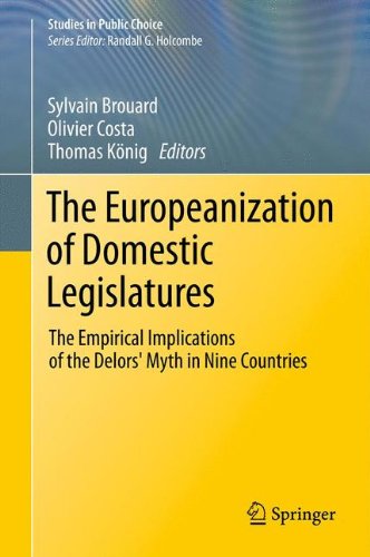 The Europeanization Of Domestic Legislatures The Empirical Implications Of The Delors Myth In Nine Countries 1st Edition Sylvain Brouard