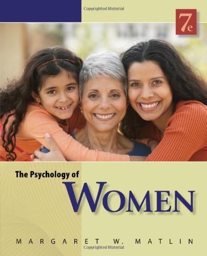 The Psychology Of Women 7th Margaret W Matlin