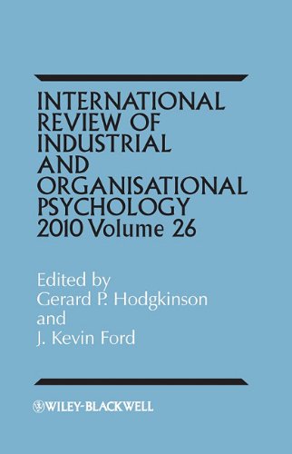 International Review Of Industrial And Organizational Psychology 2011 1st Edition Gerard P Hodgkinson