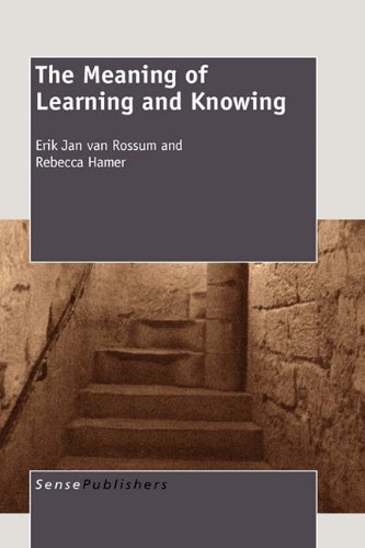 The Meaning Of Learning And Knowing Erik Jan Van Rossum Rebecca Hamer