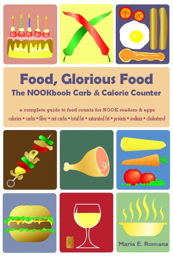 Food Glorious Food The Nookbook Carb Calorie Counter A Complete Guide To Food Counts For Nook Readers Apps For Atkins Dukan Other Diets 1st Edition Beth Spicer